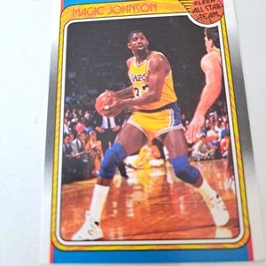 1988 Fleer All-Star Team Magic Johnson #123